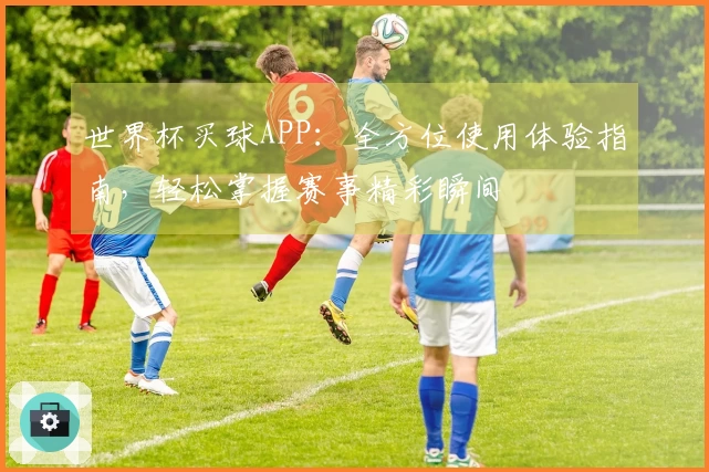 世界杯买球APP：全方位使用体验指南，轻松掌握赛事精彩瞬间